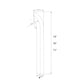 Fortpro 4" O.D. Chrome Curved Exhaust Stack Pipe