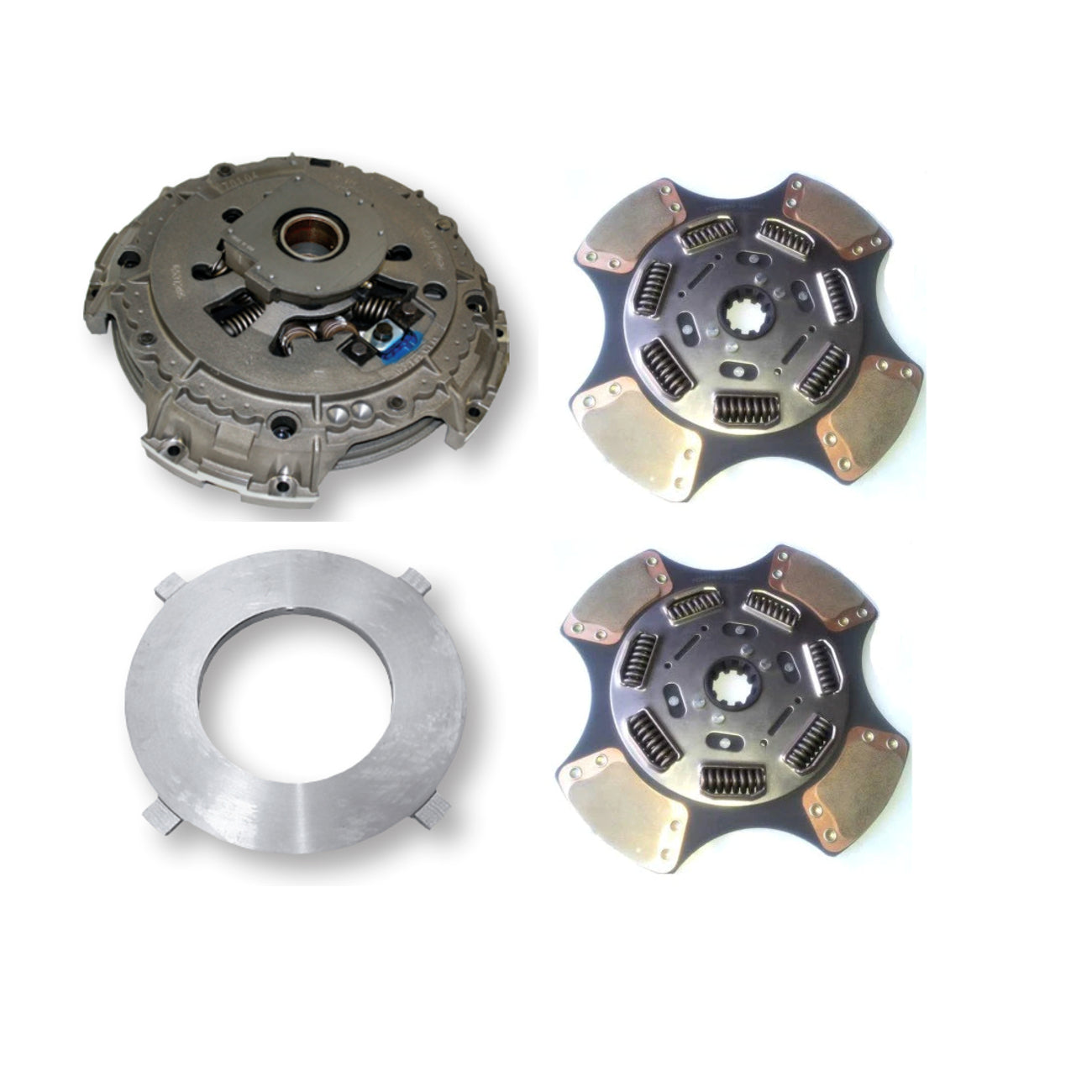 Fortpro 15 1/2" x 2" Clutch Kit Replaces 108925-82 | 7 Spring - 4 PAD - Easy Pedal | F276015