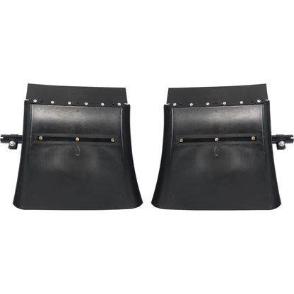 Fortpro 24" x 24" Black Poly Quarter Fenders Pair | F247581
