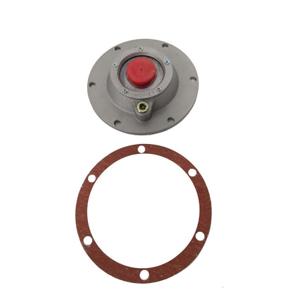 Fortpro Aluminum Axle Hub Cap w/ 6 Holes and Gasket Replacement for Stemco 343-4042 | F276192