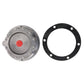 Fortpro Aluminum Steer Axle Hub Cap w/ 6 Holes and Gasket Replacement for Stemco 343-4098 | F276188