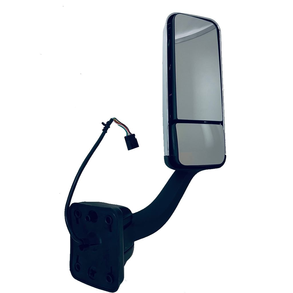 Fortpro Chrome Door Mirror Power/Heated Replacement for Freightliner Cascadia 2008-2016