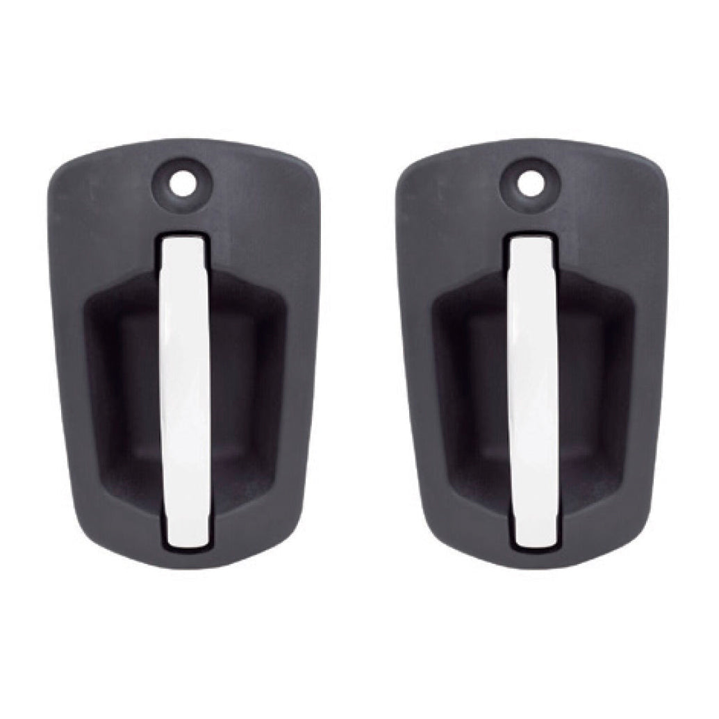 Fortpro Exterior Door Handle with Chrome Lever Replacement for Freightliner Cascadia 2018+ Both Sides | F247577-78BS