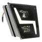 Fortpro Black Fog LED Lights Compatible with Volvo VNL - Both Sides