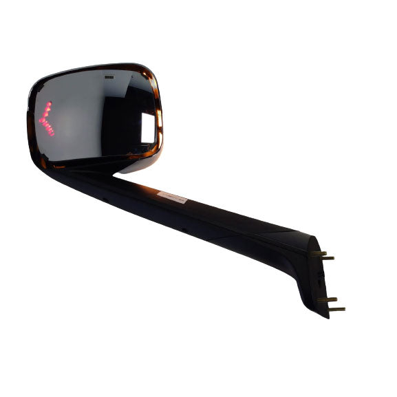 Fortpro Hood Mirror w/Led Turn Light Replacement for Freightliner Cascadia 2018-Current - Driver Side | F247661