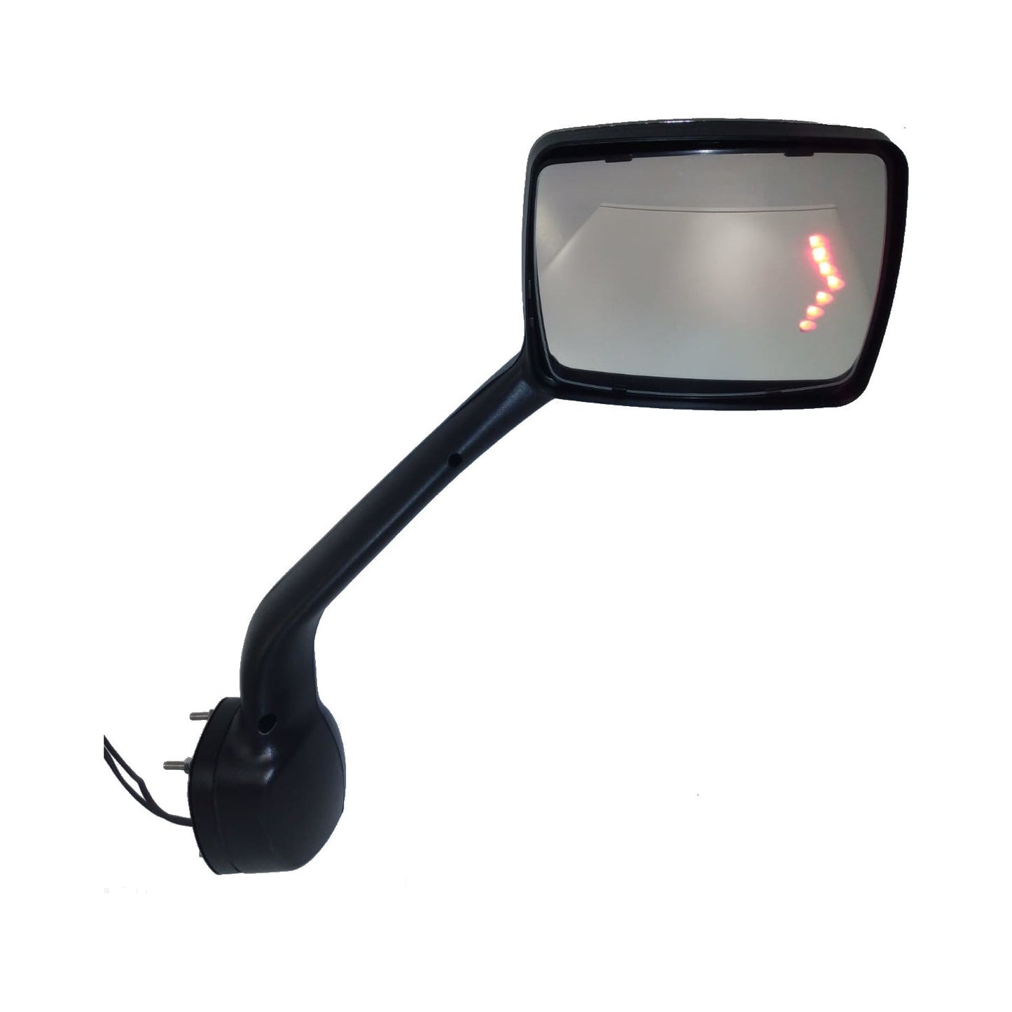 Fortpro Hood Mirror w/Led Turn Light Replacement for Kenworth T680/880, Peterbilt 579 - Driver Side | F247659