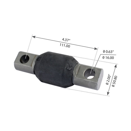 Fortpro Torque Arm Bush Compatible With Peterbilt Replaces 47691-000 | F184208