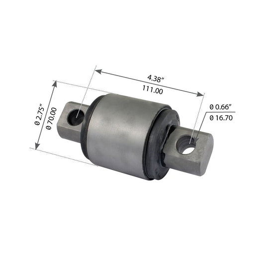 Fortpro Torque Arm Bush Compatible with Kenworth Replaces 227720 | F174003
