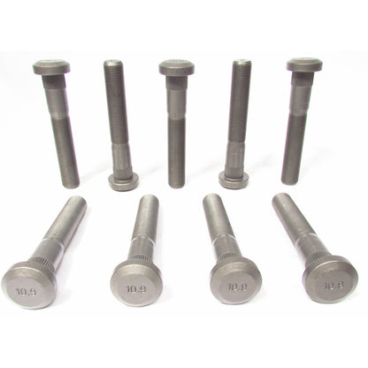 Metric Serrated Drive Wheel Stud M22 x 1.5 THD 0.910" B.D. x 5 11/16" Length - Replaces E10221 - 10 Pack