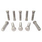 Metric Serrated Drive Wheel Studs M22 x 1.5 THD 0.975" B.D. x 3 15/16" - 10 Pack