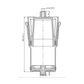 Fortpro Cab Air Spring Replaces 1S6-025, 227QS312AM For Mack Trucks | F245576