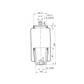 Fortpro Cab Air Spring Replaces 7017, 1S5-055, 227QS38 For Mack Trucks | F245575