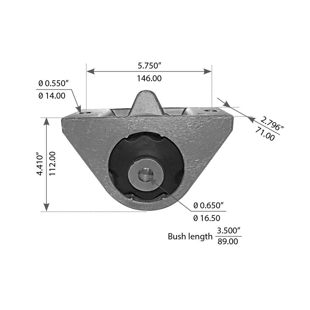 Cabin Mount for Freightliner Century, Columbia - Replaces 18-41005-000