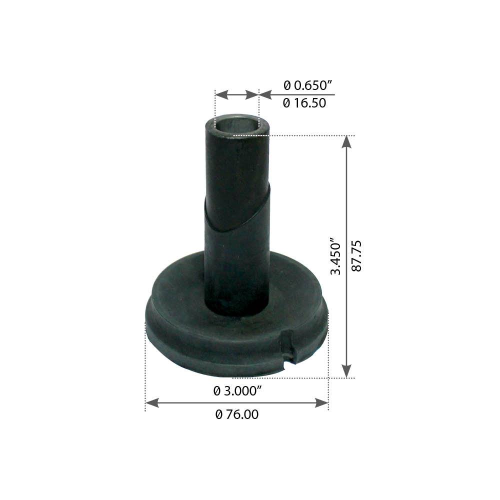 Fortpro Cabin Mount Bush Compatible with Kenworth T600, T800, W900 Series Trucks Replaces K0664353 | F327371