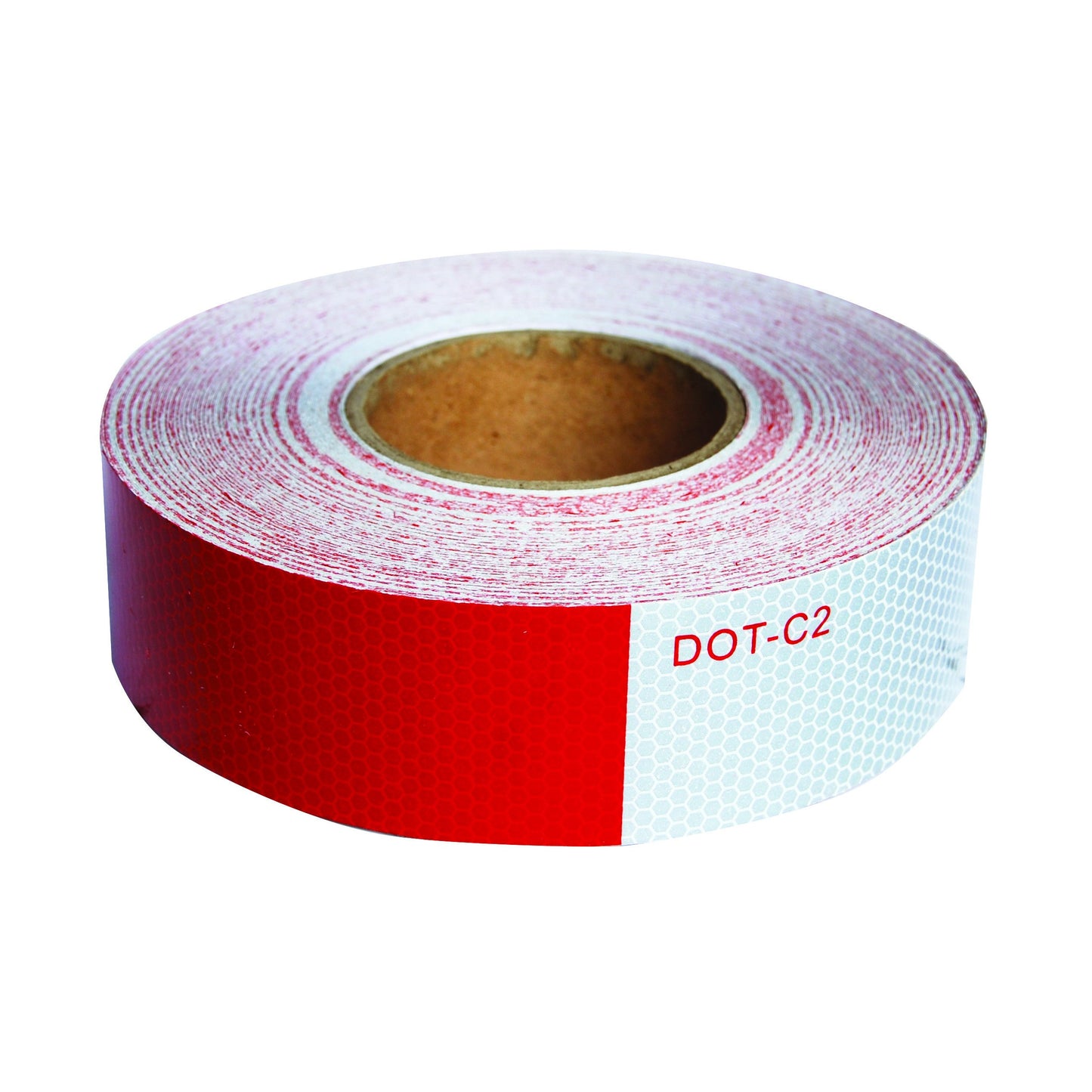 DOT-C2 Reflective Conspicuity Tape 2" x 150' Red & White for Truck and Trailers
