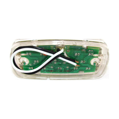 Fortpro 4" x 2" Clearance/Marker Double Bullseye Trailer Led Light with 12 LEDs