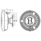 Fan Clutch For Mack E7 - Length 4.19”