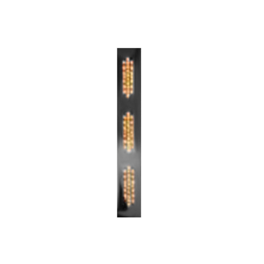 Freightliner Air Cleaner Lights Bar SS Front 3 Led 3 Lines