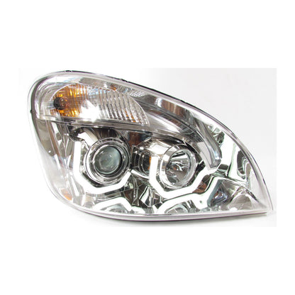 Chrome Housing Projector Headlights for Freightliner Cascadia