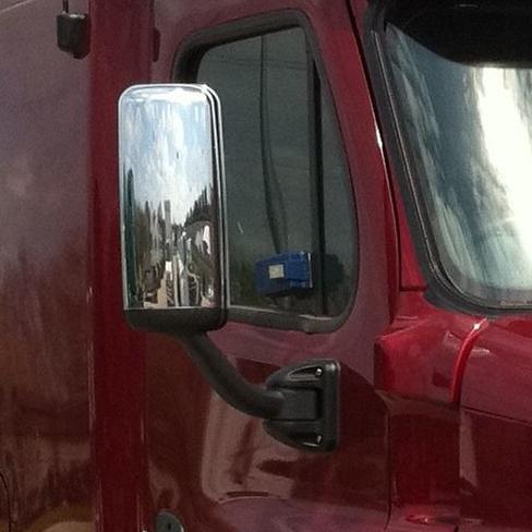 Fortpro Chrome Mirror Cover for Freightliner Cascadia 2008-2016