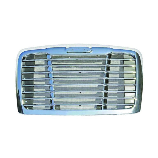 Fortpro Chrome Grille with Bugscreen Compatible with Freightliner Cascadia 2008-2017 Replaces OEM part: A1719112000, A1715624003, A1716026000 | F247524
