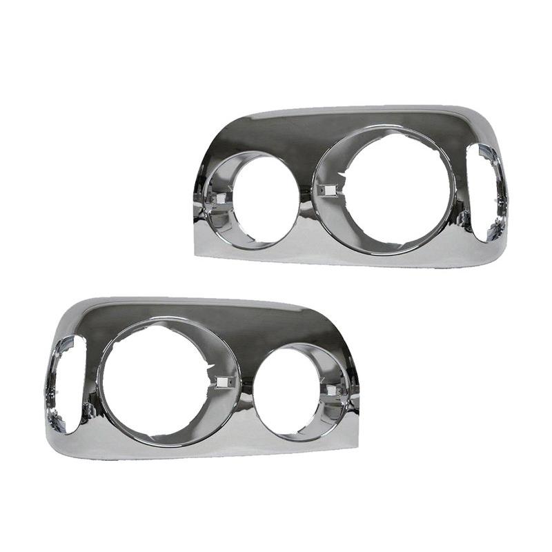 Fortpro Headlights Bezels For Freightliner Century Trucks (19962009