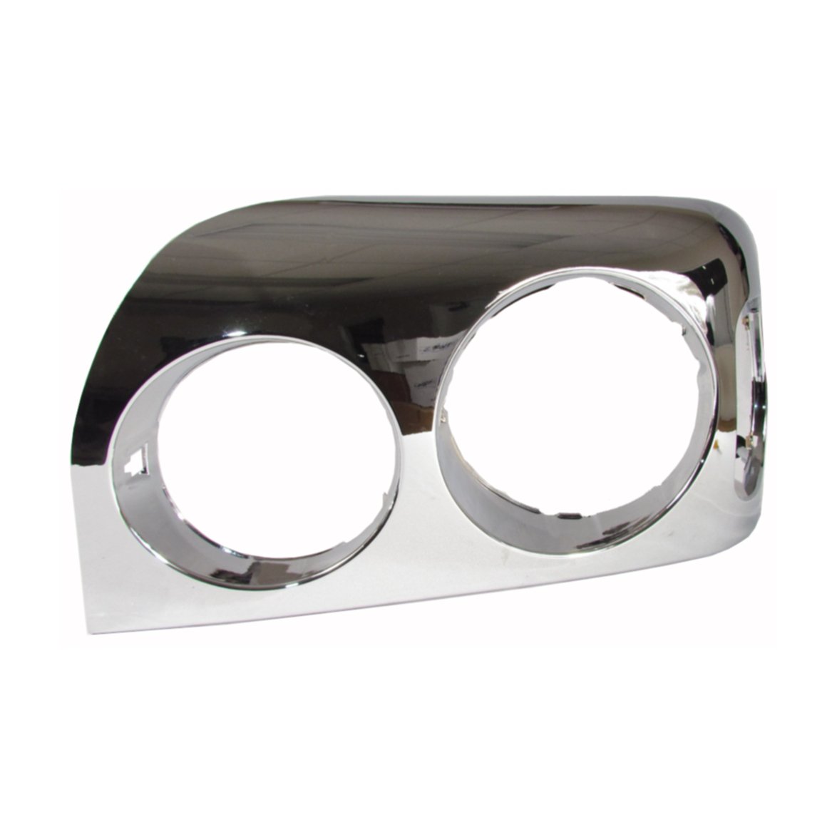 95mm Metal Long Headlight Bezel – Universal Sun Visor Style, Screw-In, Fittings4You 26978