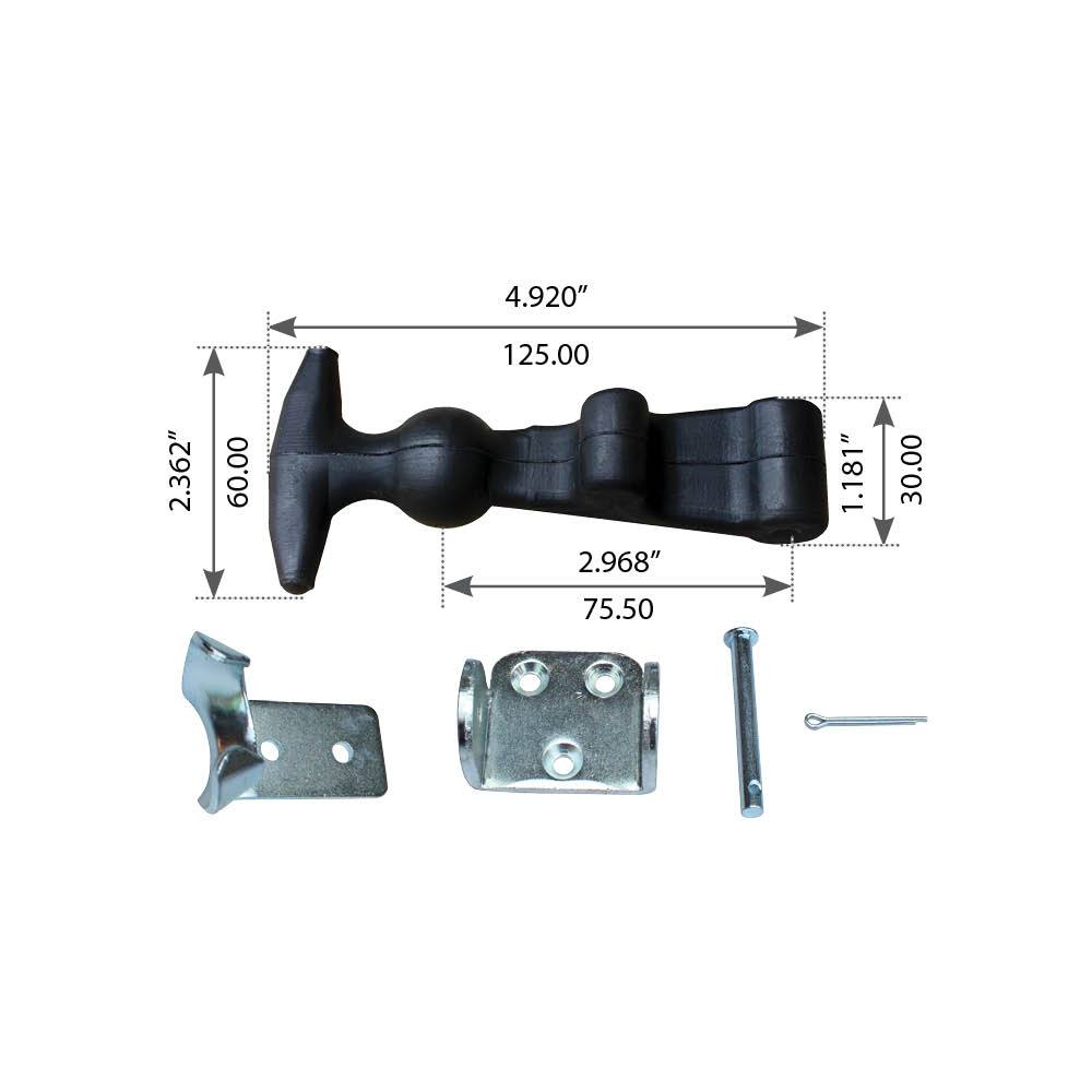 Fortpro Universal Hold-Down Hood Latch kit | F317170