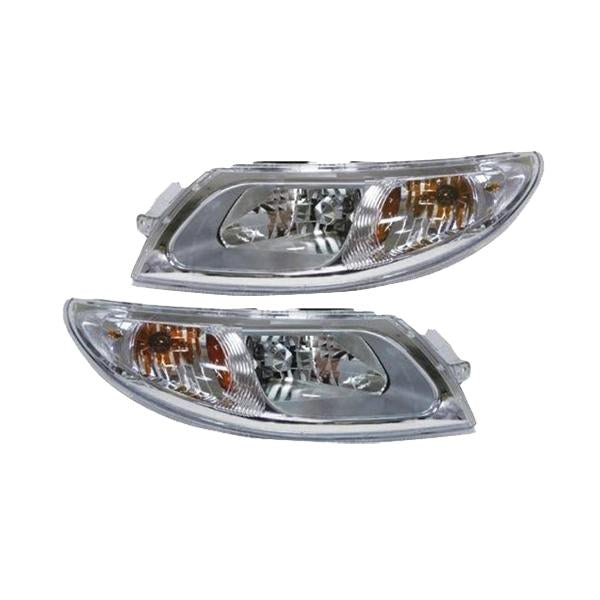 Headlights Assembly w/Corner Lamp for International 4300 - Both Sides