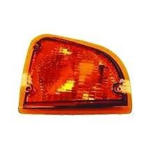 Niuparts Passenger Side Corner Light For Kenworth T2000 - Clear Lens, Black Housing, Halogen Bulb, Universal Fit, Vintage Style