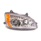 Fortpro Chrome Projector Headlights w/LED Bar & Signal for Kenworth T660 Models 2008-2016