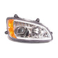 Fortpro Chrome Projector Headlights w/LED Bar & Signal for Kenworth T660 Models 2008-2016