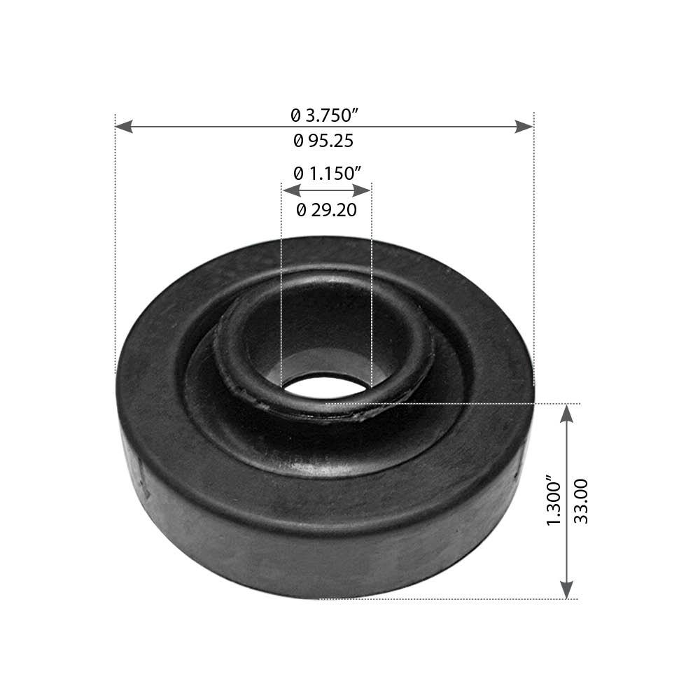 Fortpro Cabin Mount Compatible with Freightliner FLD 120 Series Trucks Replaces 6816910001 | F317246