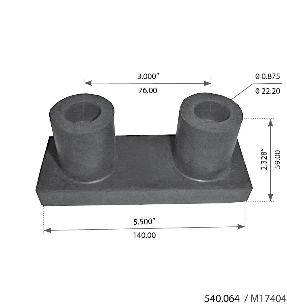 Fortpro Motor Mount for Kenworth W900A - Replaces K066-247, M506-70NR