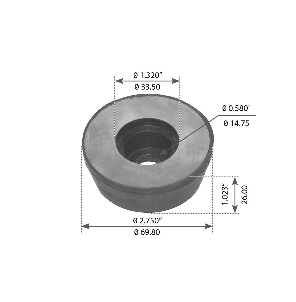 Fortpro Motor Mount Compatible with Volvo Heavy Duty Trucks Replacement for 12005-0002, 12005-3208 | F339426