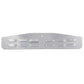 Fortpro 24" X 4" Chrome Mud Flap Bottom Plate(Louver) With  Bolt Thru Studs | F247600