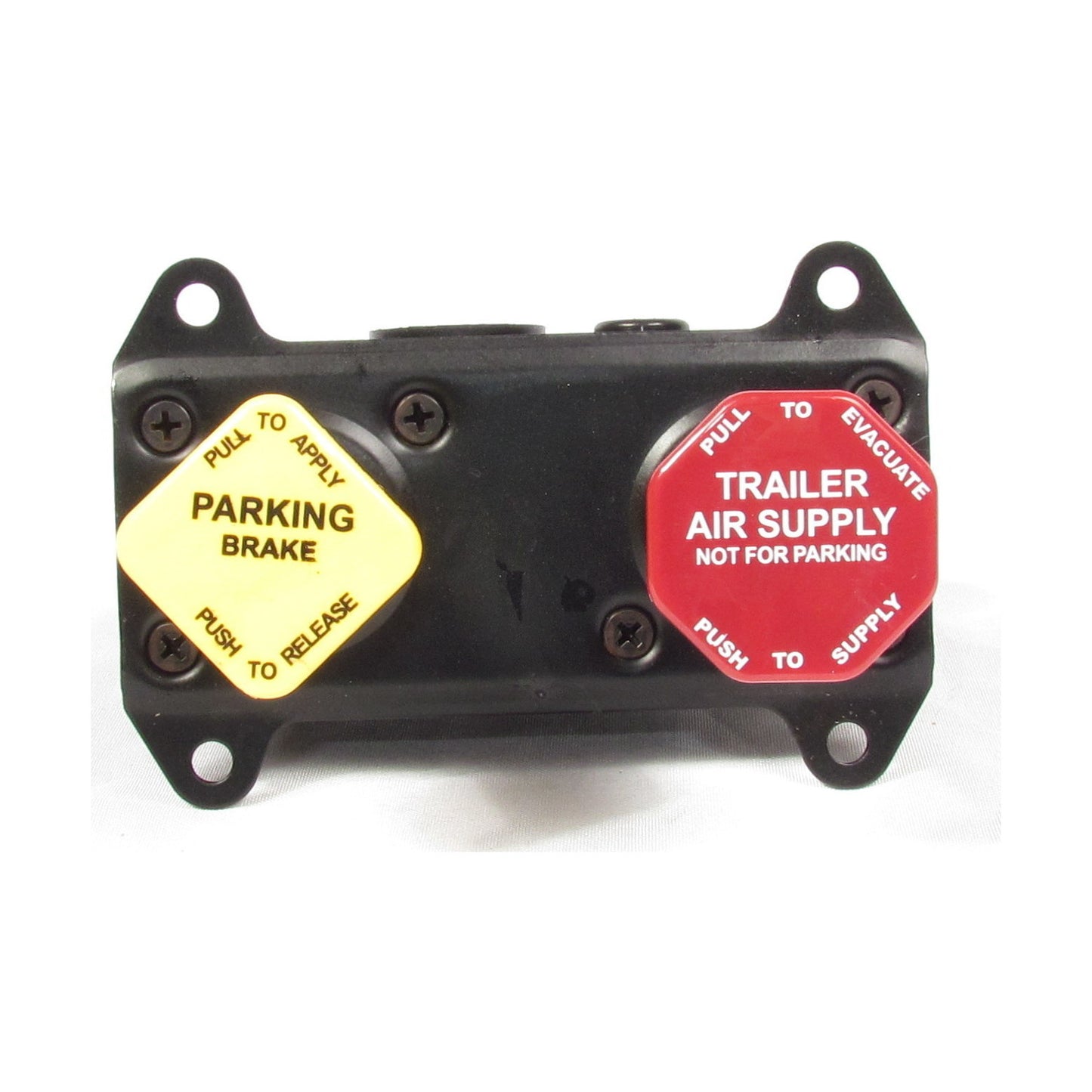 Fortpro MV-3 Dash Valve With 3/8" Push-To-Connect Ports,  1/4" Threaded Mounting Holes Replacement for Bendix 800259