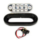 Fortpro 6" Oval Marker/Tail/Stop/Turn Led Light with 10 LEDs