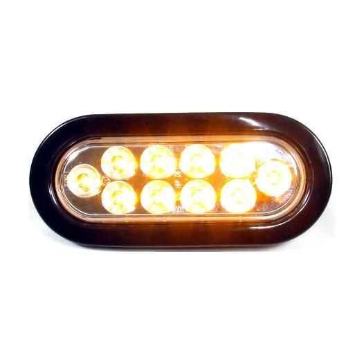 Fortpro 6" Oval Marker/Tail/Stop/Turn Led Light with 10 LEDs