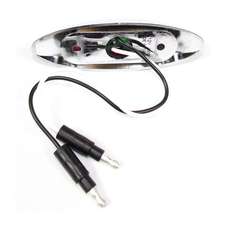 Fortpro 4" x 1-1/4" Clearance/Marker Trailer Led Light with 3 LEDs