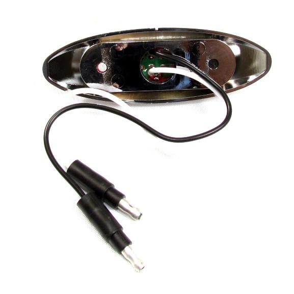 Fortpro 4" x 1-1/4" Clearance/Marker Trailer Led Light with 3 LEDs
