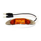 Fortpro 4" x 1-1/4" Clearance/Marker Trailer Led Light with 3 LEDs
