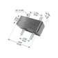 Fortpro Radiator Mount Compatible with Freightliner FC70, FC80, FLB, M2 106 Series Trucks Replaces BCD-28721-1, M203055 | F317252