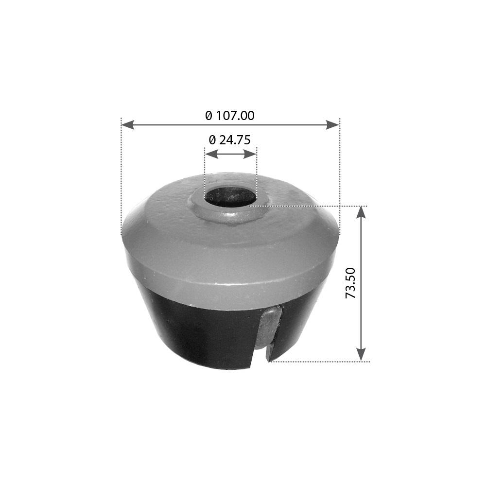 Rear Bushing Compatible with Volvo B/T/FH12/FH16 & Mack M Ride - (20466804)