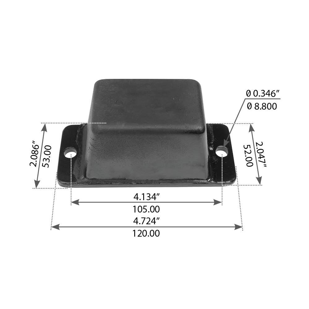Fortpro Rebound Rubber Stop Replacement for Hendrickson 49395000 | F184279