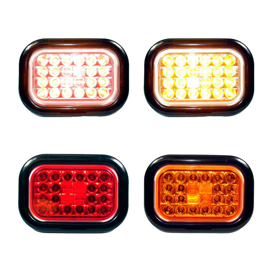 Rectangular Tail Lights - MaxiTrucks