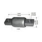 Fortpro Spring Eye Bush Compatible with Freightliner Rear Fas Airliner II Suspension Systems Replaces 16-13962-000 | F317264