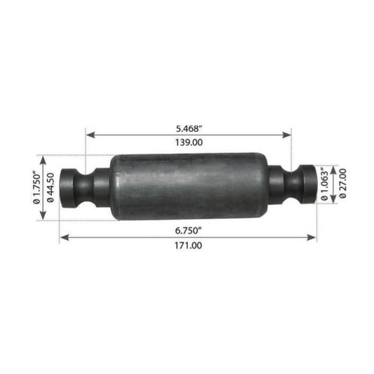 Fortpro Spring Eye Bush Compatible with Kenworth AirGlide AG130 Air Suspension, C500B/550B, K100/300, T300/400/450/600/800/2000, W900 Series Trucks Replaces B65-6005 | F327357