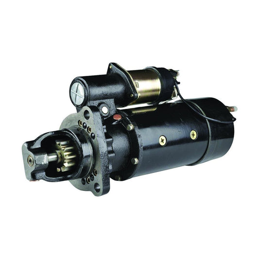 Fortpro F235407 Starter 40MT 12V 52 Degrees 11 Teeth Compatible with Chev Med/Heavy Truck Mack Massey Ferguson Adams Case Cat |  Replaces 10461045 1114098 8MJ498P3