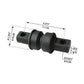 Fortpro Torque Rod Bush Compatible with Freightliner Rear Fas Airliner II Suspension Systems Replaces 81897, TRB6189 | F317261